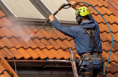 Démoussage et hydrofuge de toiture à Monteils